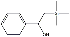 2-(トリメチルシリル)-1-フェニルエタノール 化学構造式