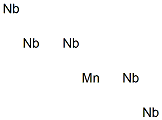 マンガン-ペンタニオブ 化学構造式
