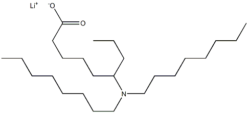 6-(Dioctylamino)nonanoic acid lithium salt Structure