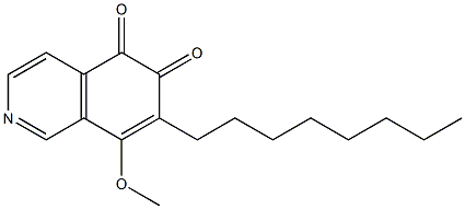 7-Octyl-8-methoxyisoquinoline-5,6-dione Structure