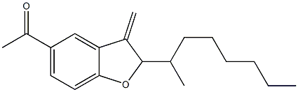 2-Octyl-3-methylene-5-acetyl-2,3-dihydrobenzofuran