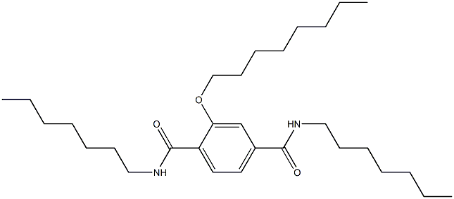 2-(Octyloxy)-N,N'-diheptylterephthalamide Structure