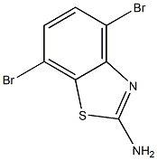 2-Amino-4,7-dibromobenzothiazole Structure