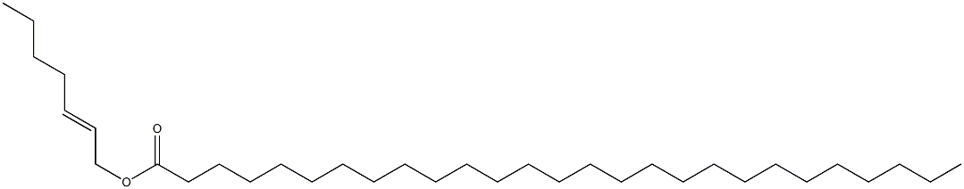 Heptacosanoic acid 2-heptenyl ester Struktur