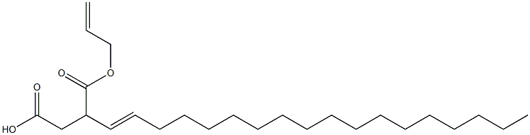 3-(1-Octadecenyl)succinic acid 1-hydrogen 4-allyl ester Struktur