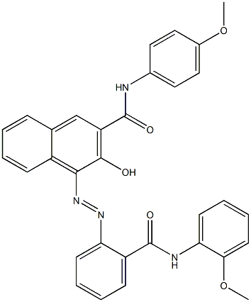 4-[[2-[[(2-Methoxyphenyl)amino]carbonyl]phenyl]azo]-3-hydroxy-N-(4-methoxyphenyl)-2-naphthalenecarboxamide