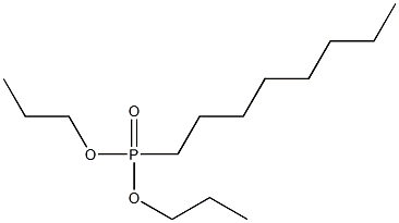 Octylphosphonic acid dipropyl ester Structure