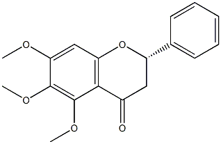 (2S)-5,6,7-Trimethoxyflavanone