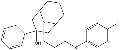 9-[3-(4-Fluorophenylthio)propyl]-3-phenyl-9-azabicyclo[3.3.1]nonan-3-ol
