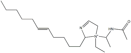 1-[1-(Acetylamino)ethyl]-1-ethyl-2-(5-undecenyl)-3-imidazoline-1-ium