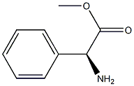 (S)-2-Phenyl-2-aminoacetic acid methyl ester Struktur