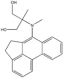 2-[(Acephenanthren-6-yl)methylamino]-2-methyl-1,3-propanediol Struktur