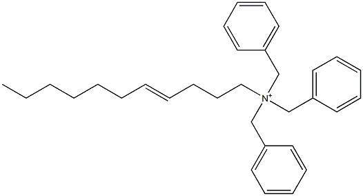 (4-Undecenyl)tribenzylaminium Structure
