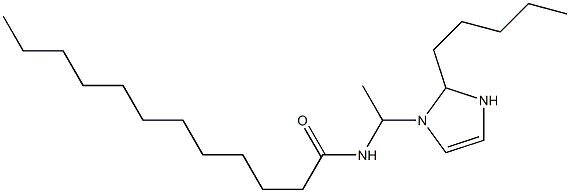 1-(1-Lauroylaminoethyl)-2-pentyl-4-imidazoline Struktur