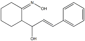 (1Z)-2-(1-Hydroxy-3-phenyl-2-propenyl)cyclohexanone oxime Structure