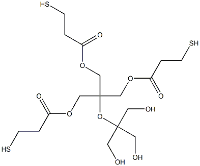 3-Mercaptopropanoic acid [5-hydroxy-4,4-bis(hydroxymethyl)-2,2-bis[(3-mercapto-1-oxopropoxy)methyl]-3-oxapentan]-1-yl ester|