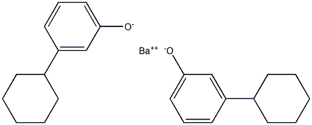 Barium bis(3-cyclohexylphenolate) 结构式
