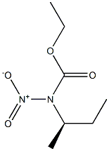 (-)-[(R)-sec-Butyl]nitrocarbamic acid ethyl ester Struktur