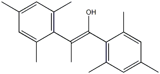 (Z)-1,2-Bis(2,4,6-trimethylphenyl)-1-propen-1-ol Structure