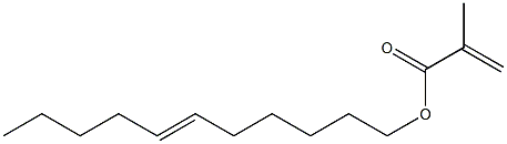 メタクリル酸(6-ウンデセニル) 化学構造式