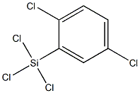 (2,5-ジクロロフェニル)トリクロロシラン 化学構造式