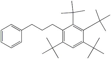 1-(2,3,4,6-Tetra-tert-butylphenyl)-3-phenylpropane