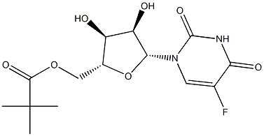 5-Fluoro-5'-O-pivaloyluridine Structure