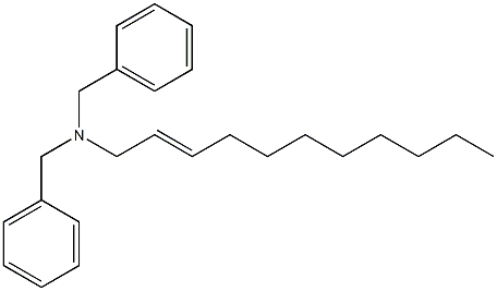 (2-Undecenyl)dibenzylamine Struktur