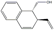 (1R,2S)-2-Vinyl-1,2-dihydronaphthalene-1-methanol Struktur