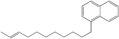 1-(9-ウンデセニル)ナフタレン 化学構造式