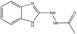 2-(1H-Benzimidazol-2-yl)-1-acetylhydrazine Structure