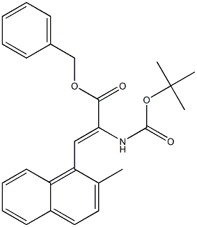 2-[(tert-Butoxy)carbonylamino]-3-[2-methylnaphthalen-1-yl]acrylic acid benzyl ester