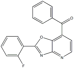 2-(2-Fluorophenyl)-7-benzoyloxazolo[4,5-b]pyridine Structure