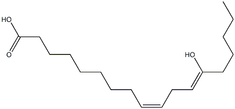 (9Z,12Z)-13-Hydroxy-9,12-octadecadienoic acid 结构式