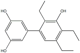 2',4',5'-Triethyl-1,1'-biphenyl-3,3',5-triol