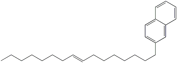 2-(8-Hexadecenyl)naphthalene,,结构式