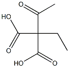 2-アセチル-2-エチルプロパン二酸 化学構造式