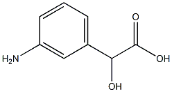 (-)-m-Amino-D-mandelic acid Structure