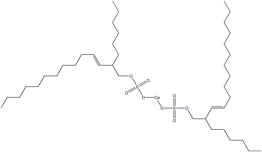 Bis(2-hexyl-3-tetradecenyloxysulfonyloxy)calcium