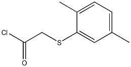 (2,5-Xylylthio)acetyl chloride Struktur
