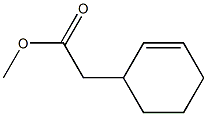 2-Cyclohexenylacetic acid methyl ester Structure