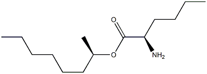 (R)-2-Aminohexanoic acid (R)-1-methylheptyl ester Struktur