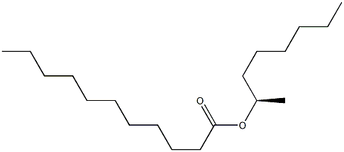 (-)-Undecanoic acid (R)-1-methylheptyl ester Struktur