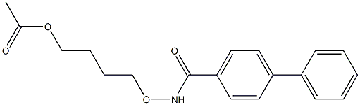 N-Acetoxy-N-butoxy-1,1'-biphenyl-4-carboxamide Struktur
