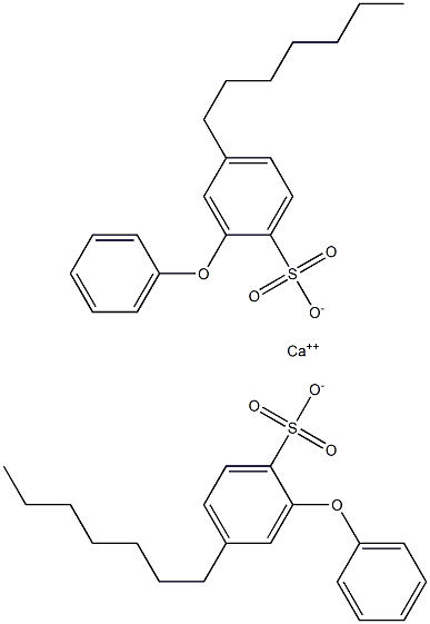 Bis(4-heptyl-2-phenoxybenzenesulfonic acid)calcium salt