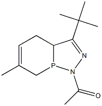 9-Acetyl-3-methyl-7-tert-butyl-8,9-diaza-1-phosphabicyclo[4.3.0]nona-3,7-diene Structure