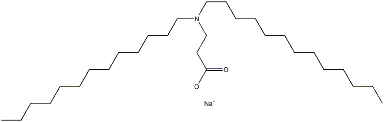 3-(Ditridecylamino)propanoic acid sodium salt