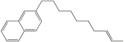 2-(8-Decenyl)naphthalene Structure
