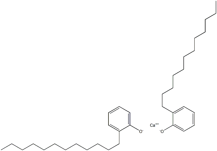 カルシウムビス(2-ドデシルフェノラート) 化学構造式