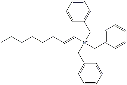(1-Octenyl)tribenzylaminium